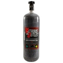 Nitrous Outlet 00-30145: 00-30145 12lb Composite Nitrous Bottle, .508 ID Billet Valve