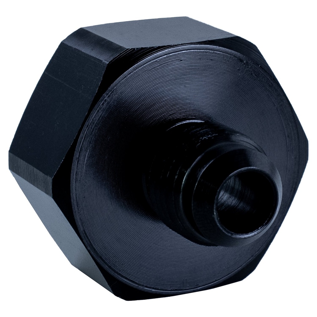 Nitrous Outlet 00-34022: 00-34022 6AN Bottle Valve Nut & Gasket, CGA 660/Black