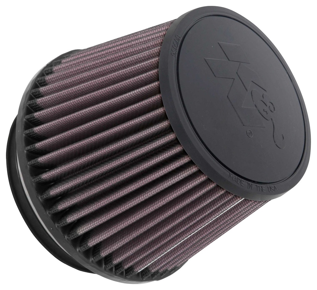 K&N RU-1005: Clamp-on Air Filter - Universal - 4.500 in. Flange ID, 4.500 in. H