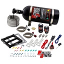 Nitrous Outlet 00-10071-10: 00-10071-10 Weekend Warrior 4500 Plate System, Gas/E85, 5-55psi, 100-350 HP, 10LB Bottle