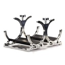 Nitrous Outlet 00-32016: 00-32016 Dual Billet Heated Verical Mount Bottle Bracket, 10lb/15lb