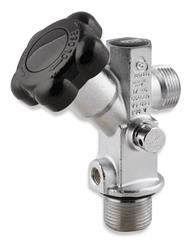 NOS 16136NOS: Super Hi-Flo Nitrous Bottle Valve for 5 lb. and Larger NOS Bottles