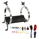 Nitrous Outlet 00-64001-4: 00-64001-4 4AN Heated Bottle Bracket, 10lb/15lb