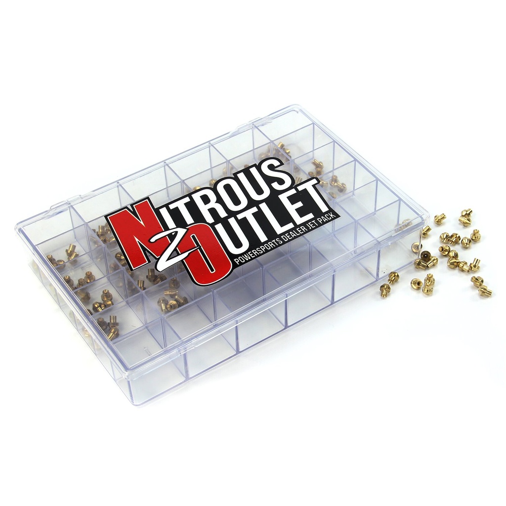 Nitrous Outlet 50-00013: 50-00013 Powersports Pro Mod 4-Cyl Jet Pack, Gas, 10 psi, 60100180200250 HP