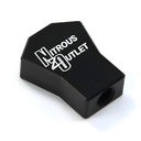 Nitrous Outlet 50-01722: 50-01722 Powersports 1 In 3 Out Distribution Block, 1/8 in. NPT Inlet, 5-16/24 in. Outlets