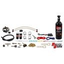 Nitrous Outlet 50-10012-5: 50-10012-5 Powersports Single-Cyl Wet Nozzle System, Stainless 90-Degree Nozzle, Gas, 6 psi, 1015202530 HP, 5LB Bottle