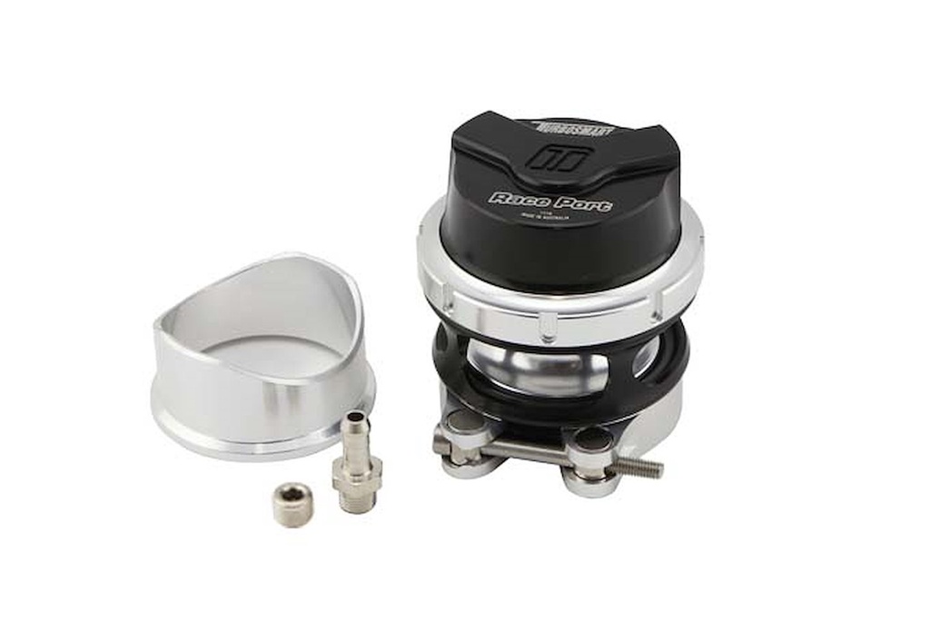 Turbosmart TS-0204-1132: GenV Race Port Series Blow-Off Valve - Black Anodized Finish