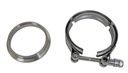 VS Racing T763VCL: T763VCL T67/T72/7678 Turbocharger Discharge Flange and Clamp, 3 in. Diameter [Stainless Steel]