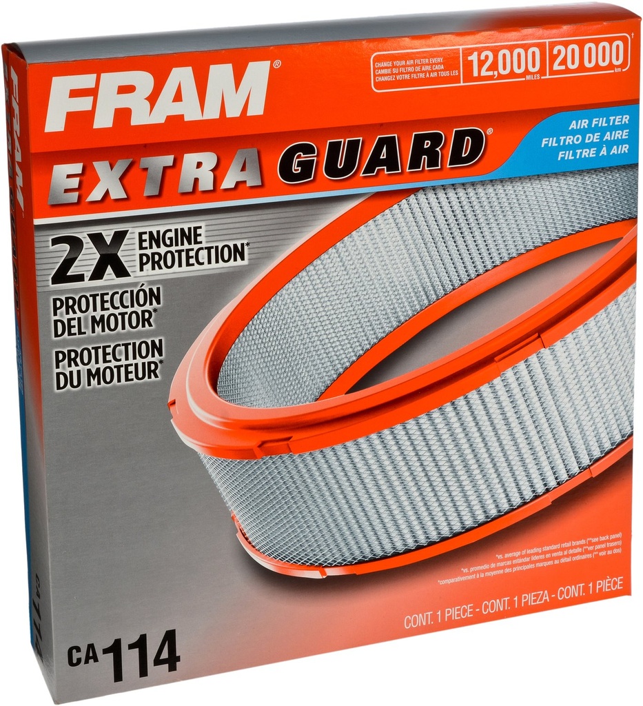 Fram CA114: Round Plastisol Air