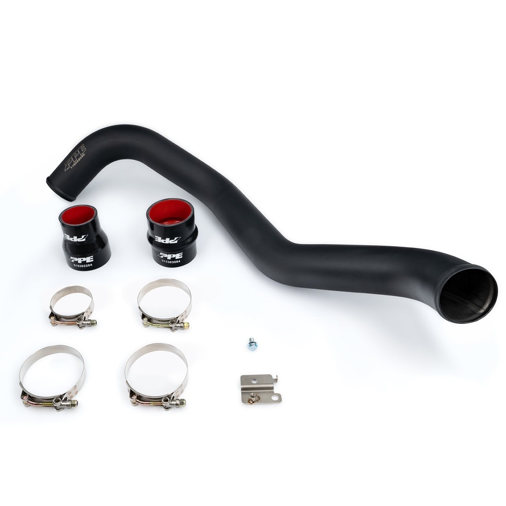 PPE Power 115022020: 115022020 Intercooler Charge Pipe Kit Hot Side - Black