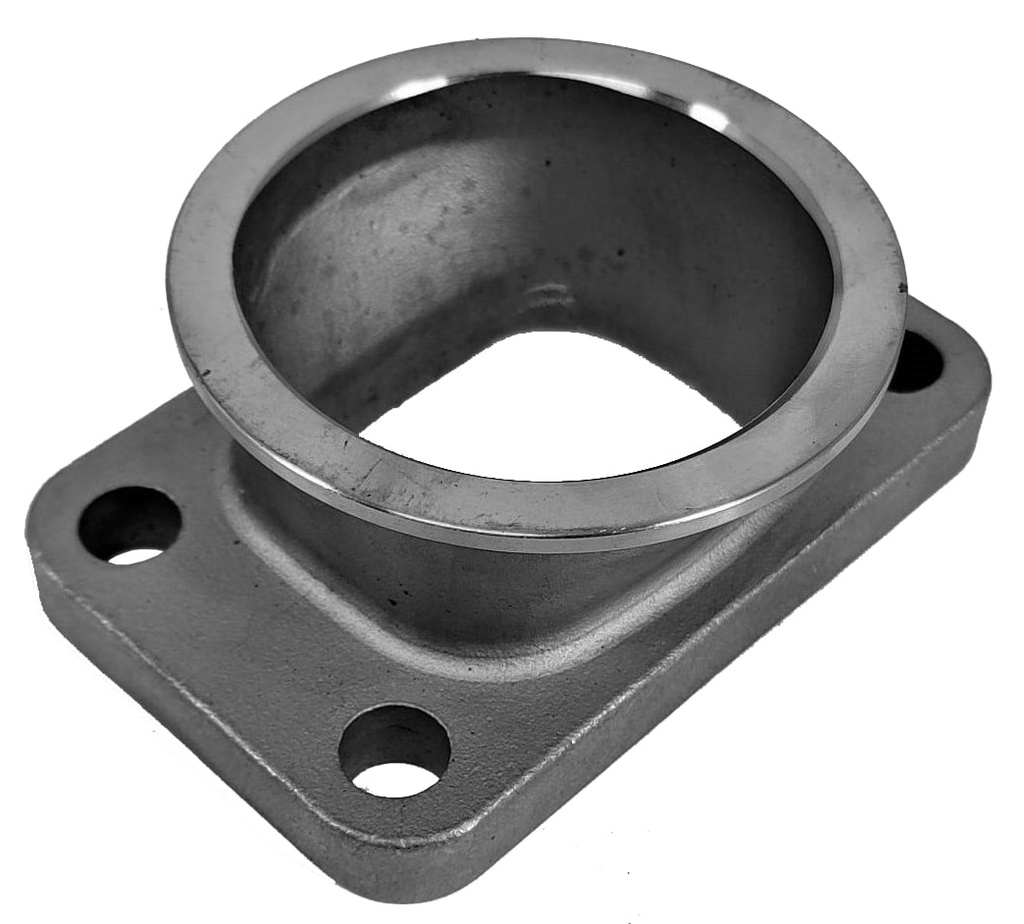 Granatelli 540207: 540207 Turbo Adapter, Cast, 2.5 in V Band to T3 Housing, Not Threaded