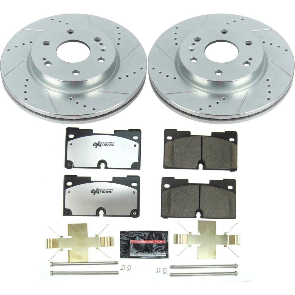 Power Stop K8172-36: Z36 Truck and Tow Front Brake Pads & Rotor Kit Fits Select GM Escalade, Silverado, Sierra 1500 Trucks, Tahoe, Yukon