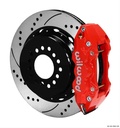 Wilwood 140-10941-DR: AERO4 Big Brake Rear Parking Brake Kit Rear End: Large Chevy C10 Flange