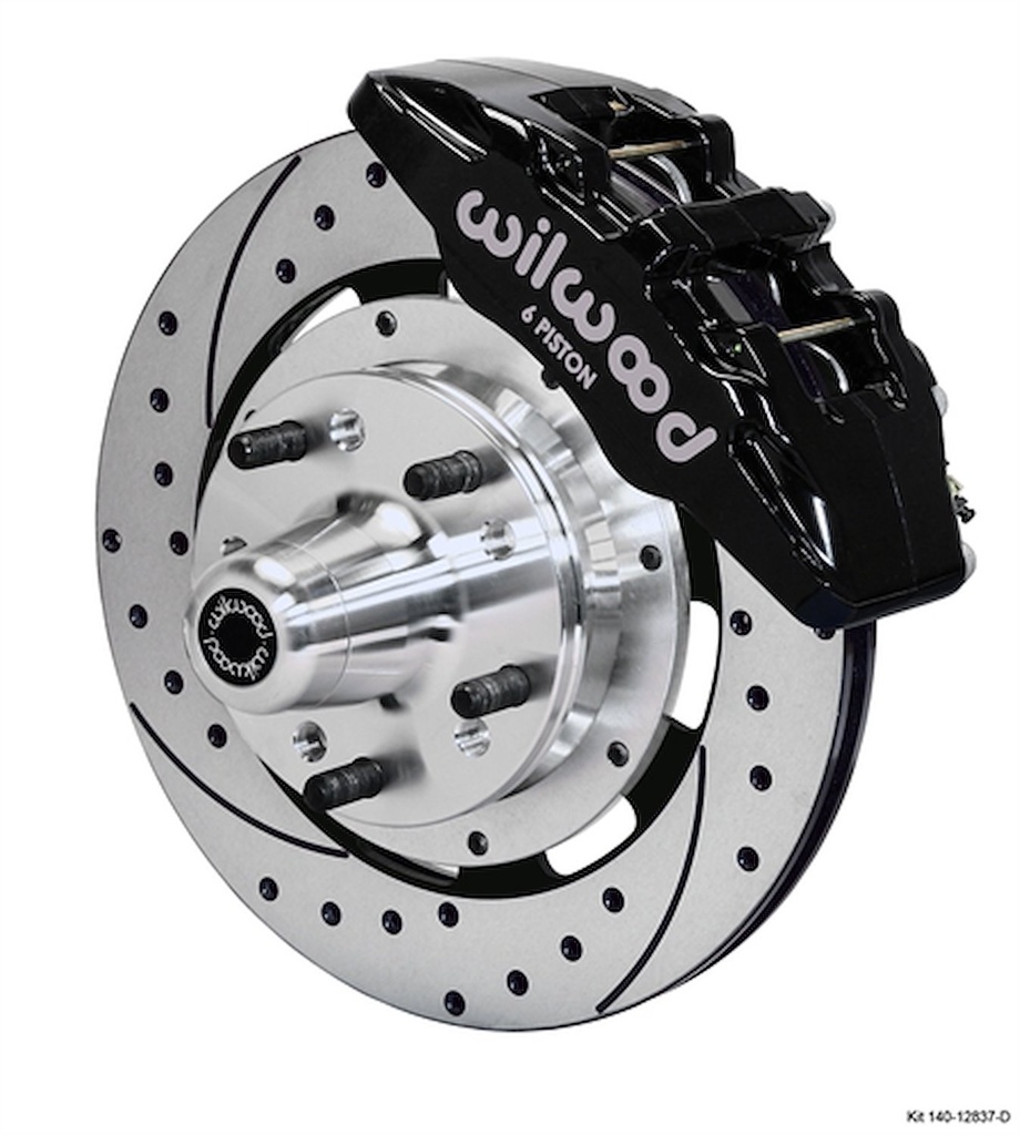 Wilwood 140-12837-D: 140-12837-D DynaPro 6 Big Brake Front Hub Kit 1979-1990 GM Vehicles