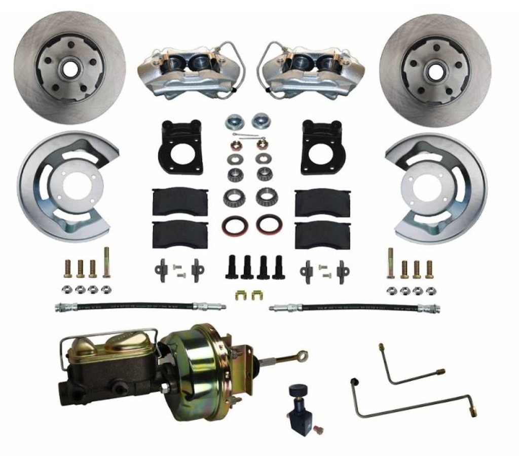 Leed Brakes FC0001-H405A: 1964.5-1966 Ford Mustang Front Disc Brake Conversion Kit