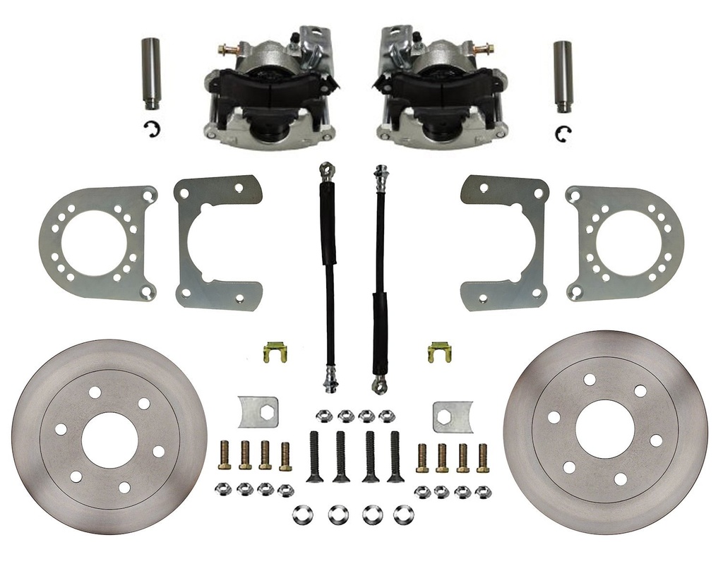 Leed Brakes RC6001: RC6001 Rear Disc Conversion Kit for Select 1963-1991 Chevrolet & GMC C/K Series Trucks [6-Lug]