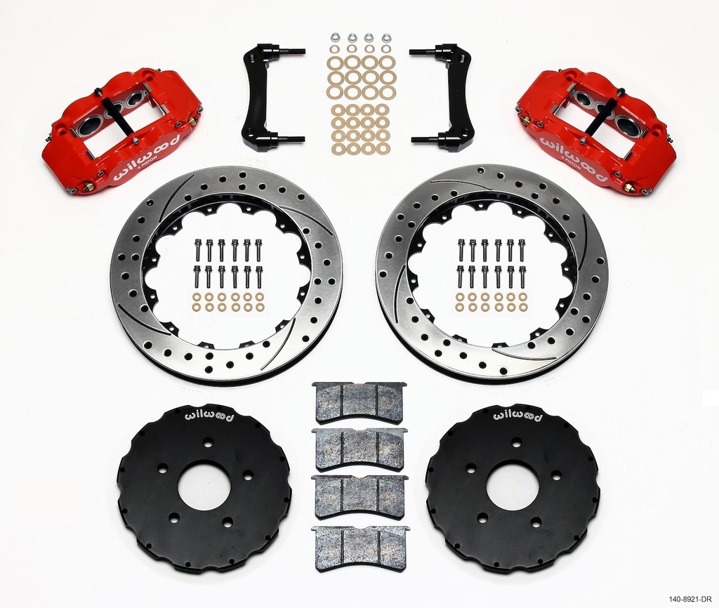 Wilwood 140-8921-DR: Forged Narrow Superlite 6R Big Brake Kit 2005-2013 Chevy Corvette
