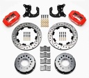 Wilwood 140-2118-DR: Forged Dynalite Pro Series Brake Kit Rear End: Big Ford New Style Flange