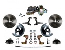 Leed Brakes FC1002-E1A1: GM A/F/X-Body Front Disc Brake Conversion Kit w/Stock Height Spindles