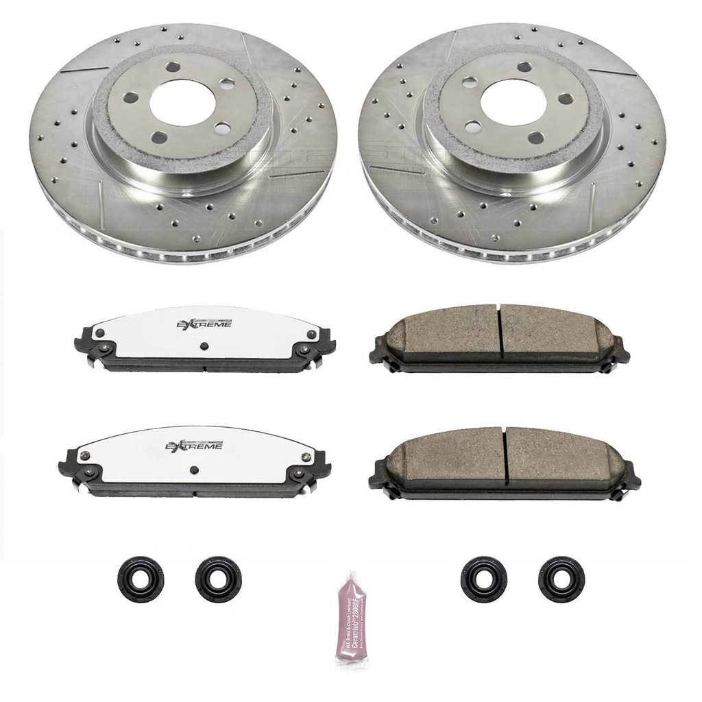 Power Stop K2560-26: Z26 Brake Pads & Rotor Kit for Street