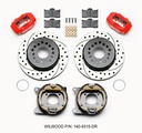Wilwood 140-9315-DR: 140-9315-DR Forged Dynalite Rear Parking Brake Kit 12 Bolt