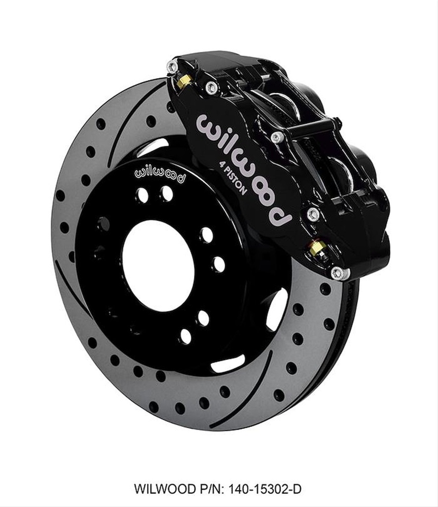 Wilwood 140-15302-D: Forged Narrow Superlite 4R Big Brake Front Brake Kit 1963-1987 GM Vehicles