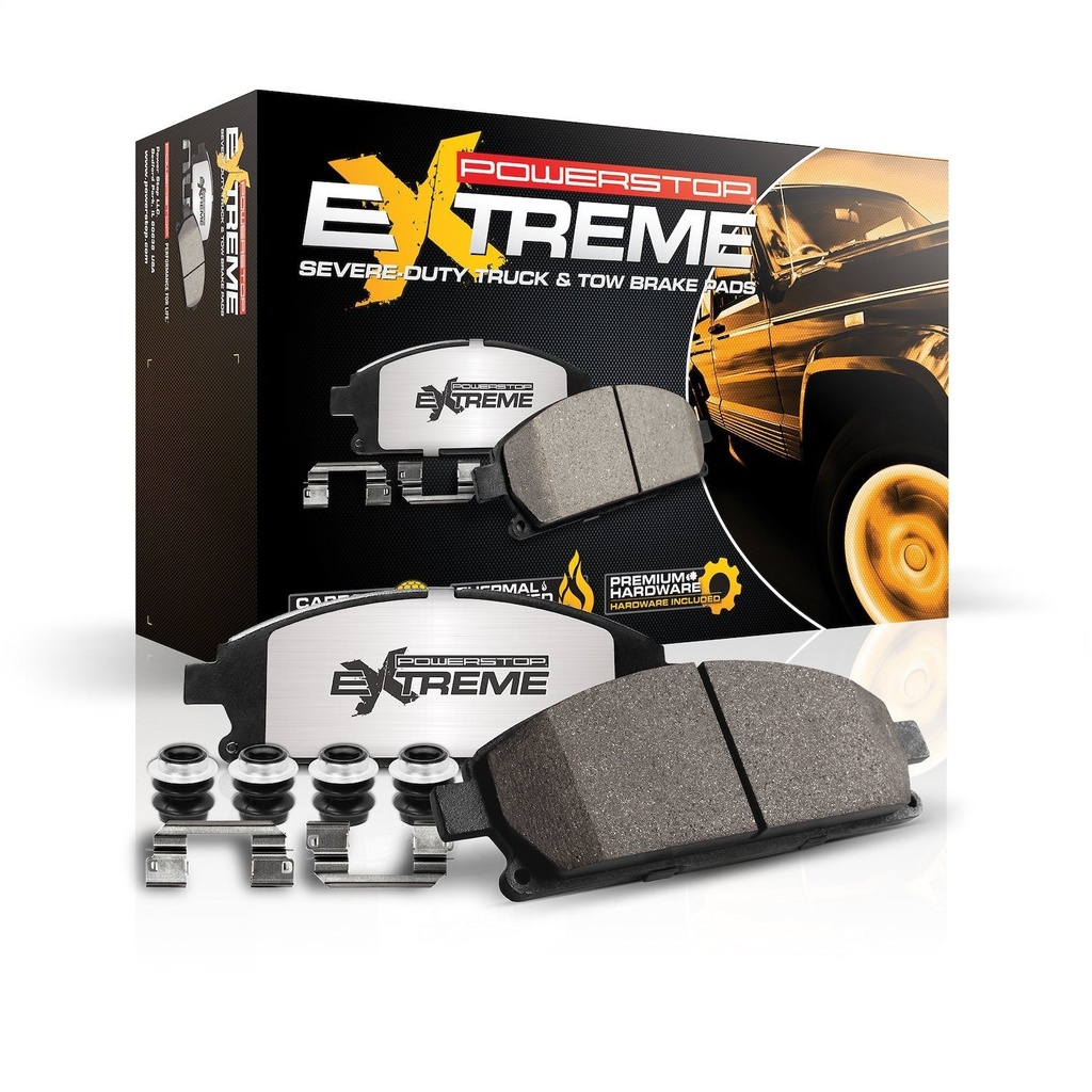 Power Stop Z36-1399: Z36 Truck And Tow Carbon Ceramic Brake Pads Specifically engineered for towing or hauling