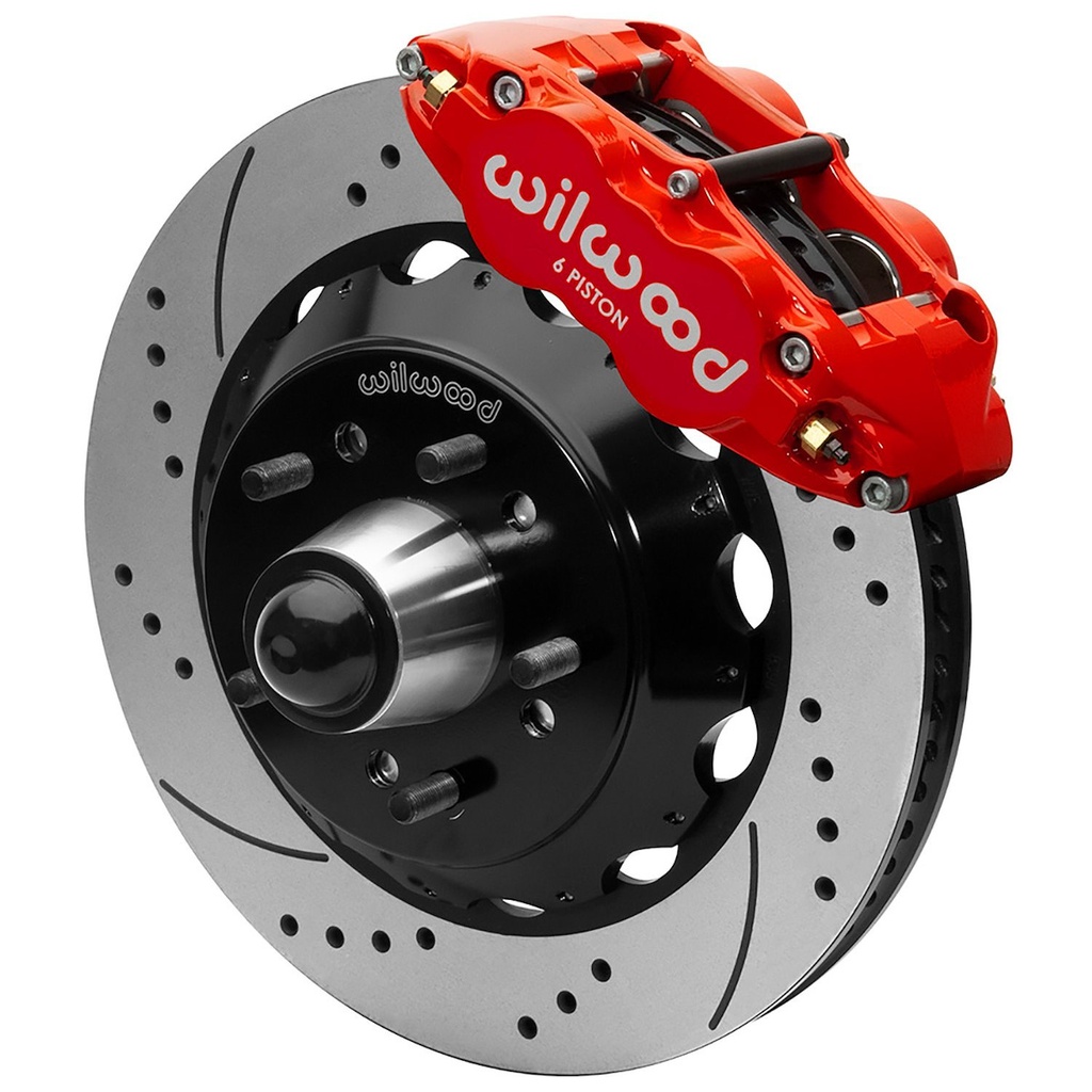 Wilwood 140-15950-DR: Superlite 6R Front Big Brake Kit 1988-1998 Chevy/GMC C1500 Wilwood Drop Spindle
