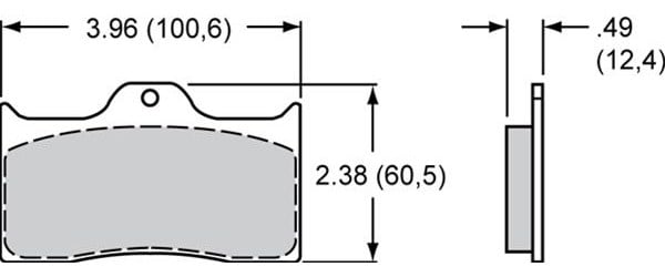 Wilwood 150-28-7112K: 150-28-7112K Smart Pad BP-28 Brake Pads