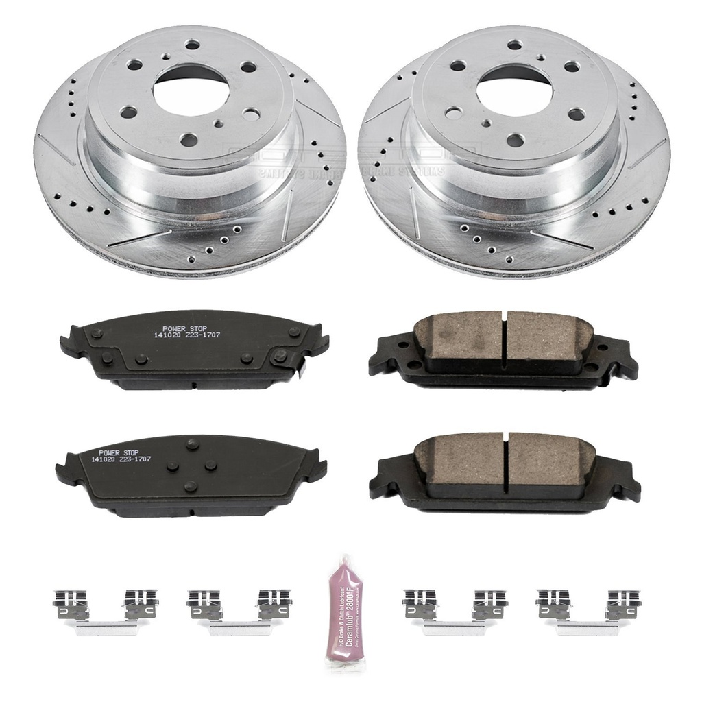 Power Stop K6562: Z23 Rear Brake Pads & Rotor Kit