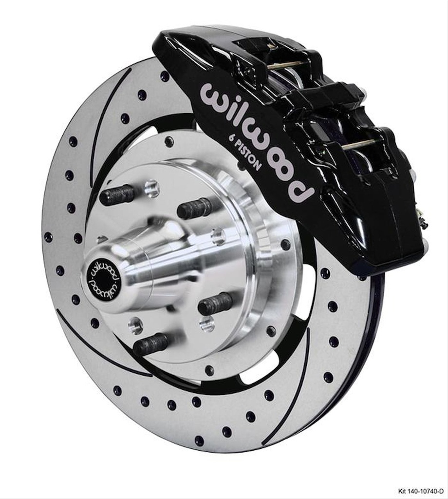 Wilwood 140-10740-D: DynaPro 6 Big Brake Front Hub Kit 1962-1972 Mopar Vehicles