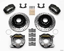 Wilwood 140-9282-D: Forged Dynalite Rear Parking Brake Kit Small Ford