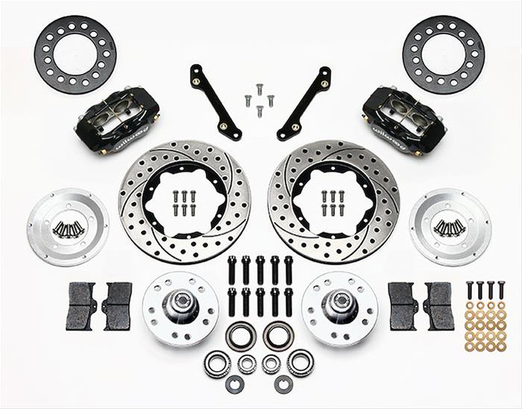 Wilwood 140-11008-D: Forged Dynalite Pro Series Front Hub Kit 1979-1986 GM Vehicles