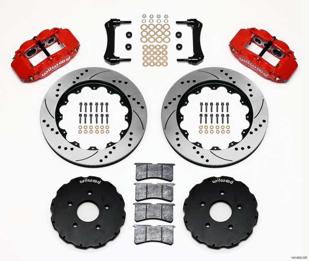 Wilwood 140-8922-DR: Forged Narrow Superlite 6R Big Brake Kit 2005-2013 Chevy Corvette