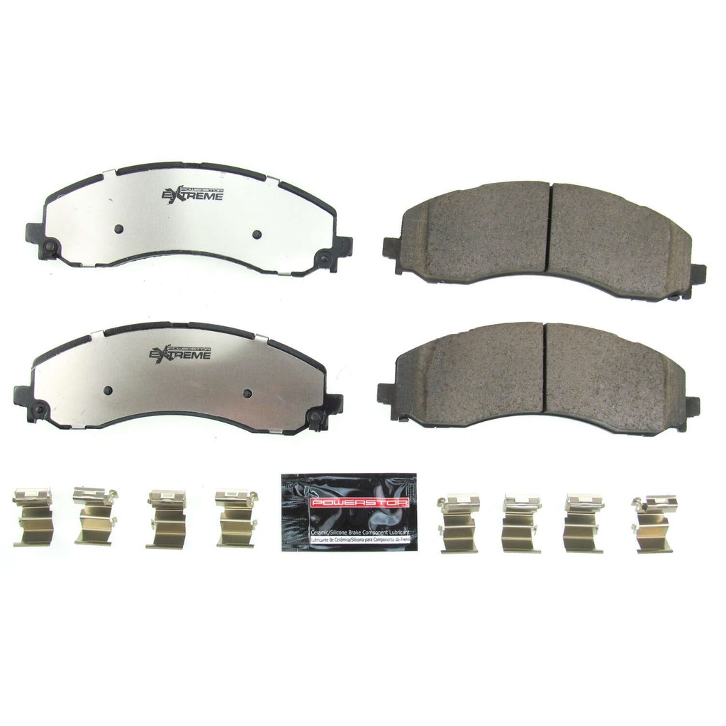 Power Stop Z36-2223: Z36 Truck And Tow Carbon Ceramic Front Brake Pads Fits Select Late Model Ram Trucks