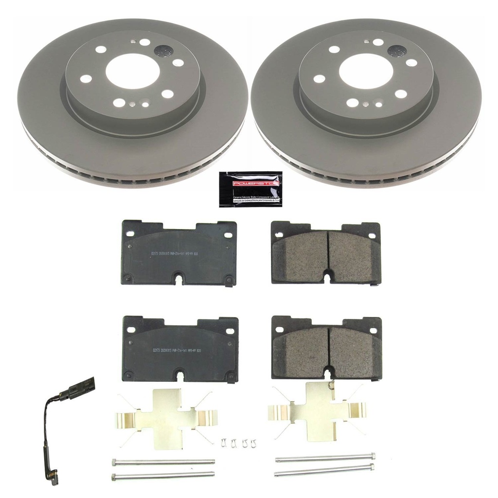 Power Stop CRK8172: Z17 COATED BRAKE KIT
