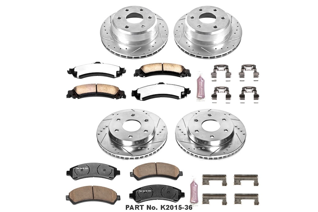 Power Stop K2015-36: Z36 Truck and Tow Brake Pads & Rotor Kit