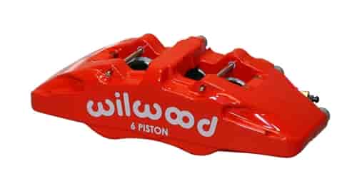 Wilwood 120-13428-RD: DynaPro 6 Piston Forged Caliper Lug Mount