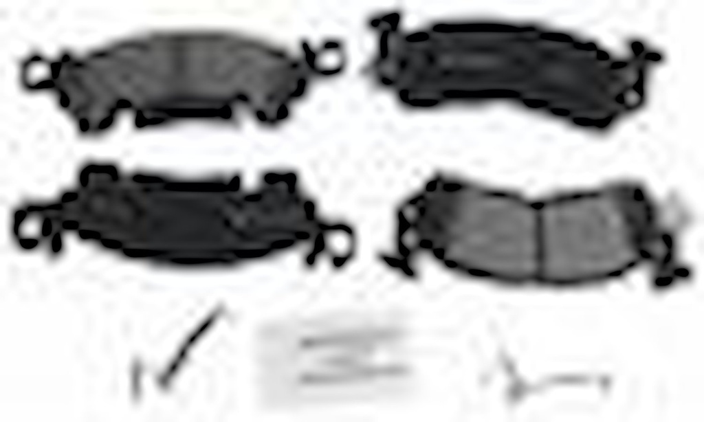 ACDelco 17D52MH: PAD KIT FRT DISC BRK