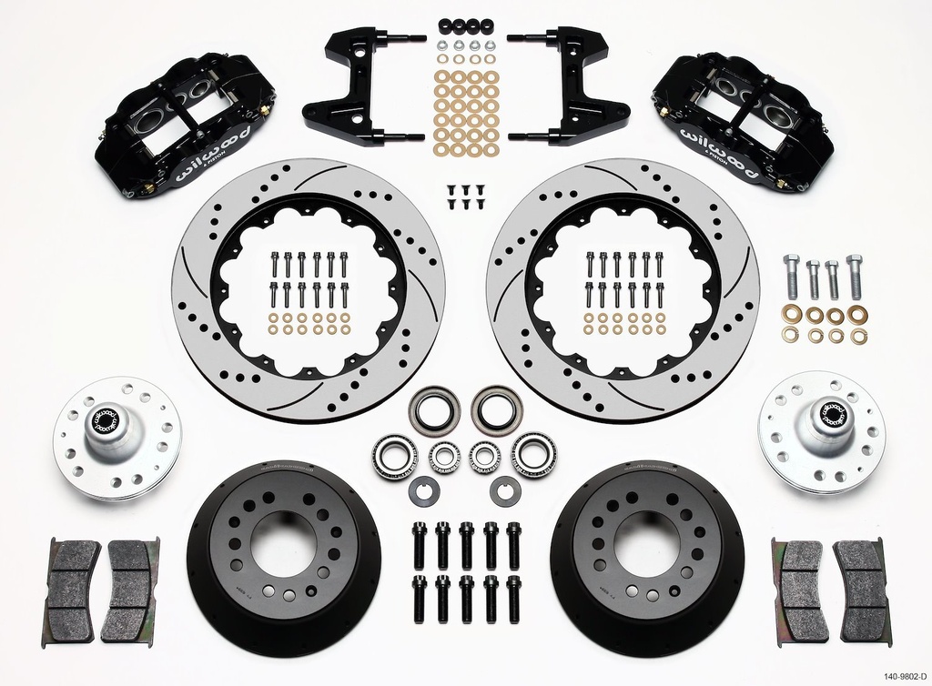 Wilwood 140-9802-D: Forged Narrow Superlite 6R Big Brake Kit 1974-1980 Ford/Mercury Vehicles
