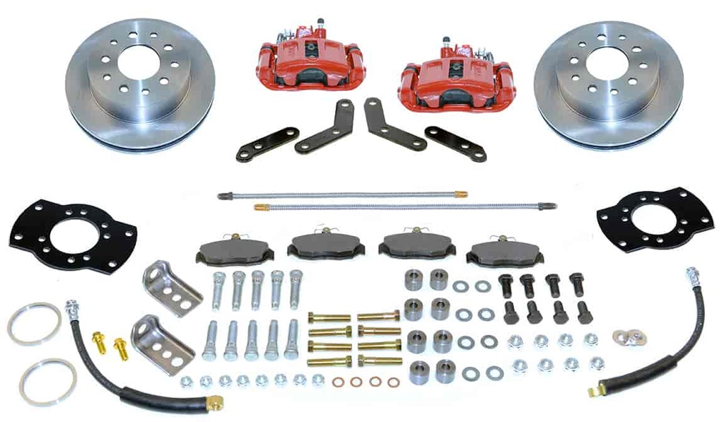 SSBC-USA A125-4HDR: Single Piston Rear Disc Brake Conversion Kit 1971-1996 Chevrolet Impala/Caprice