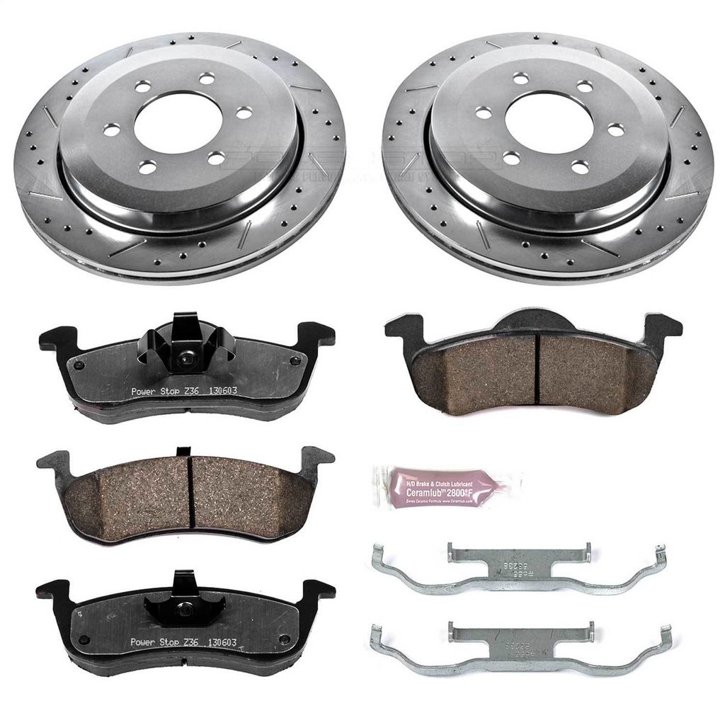 Power Stop K4683-36: Z36 Severe-Duty Truck And Tow 1-Click Brake Kit