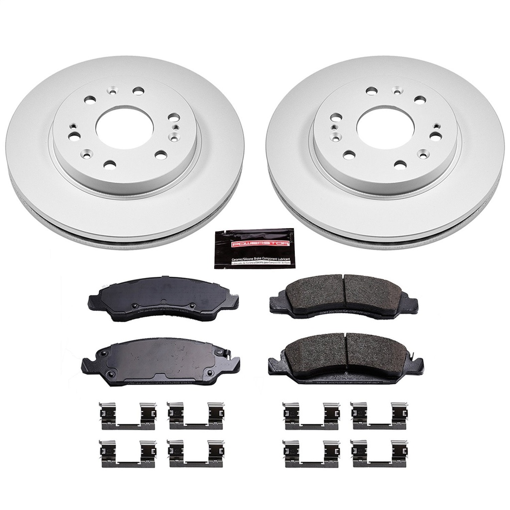 Power Stop CRK2069: Z17 COATED BRAKE KIT