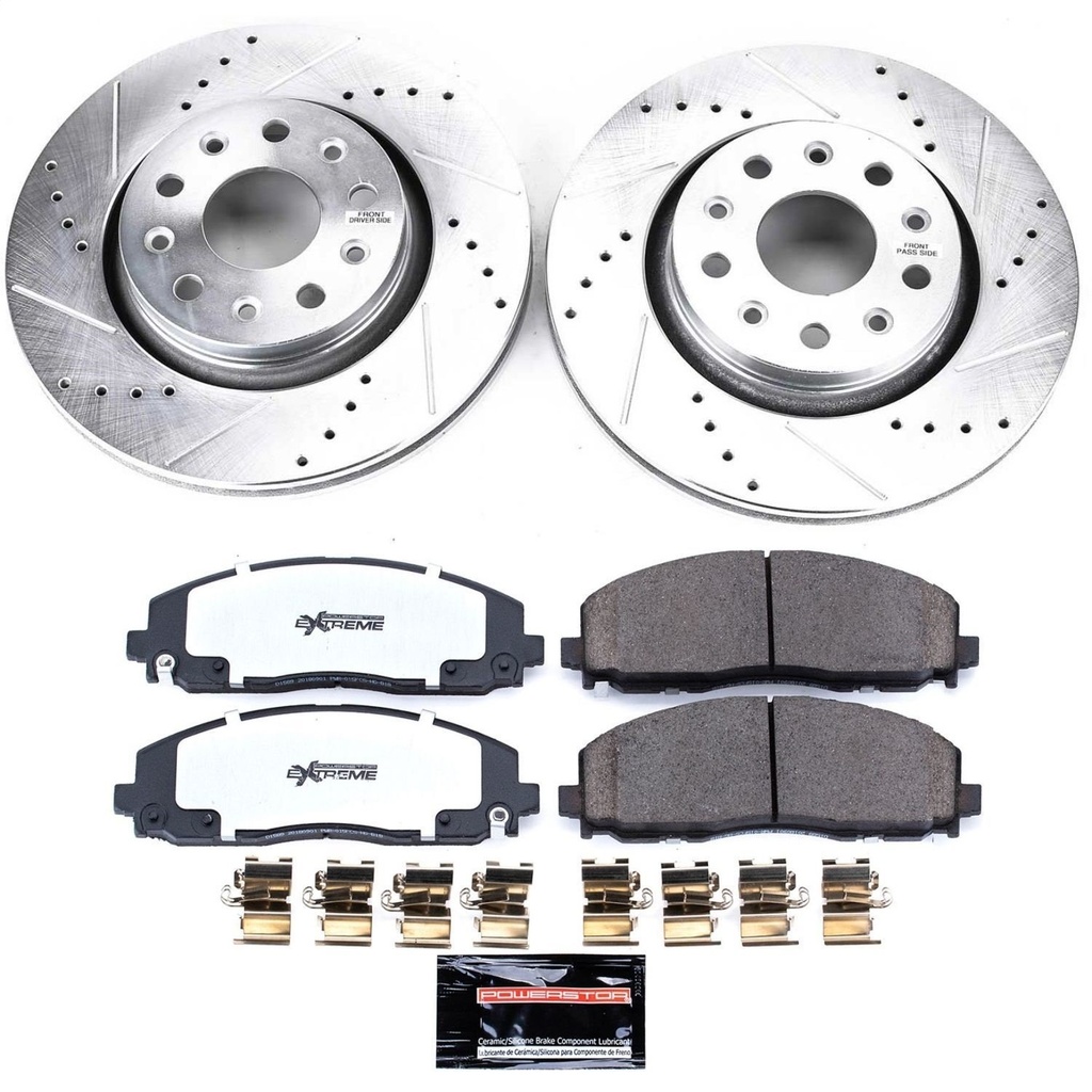 Power Stop K7940-36: Z36 Front Brake Pads & Rotor Kit for Truck and Tow