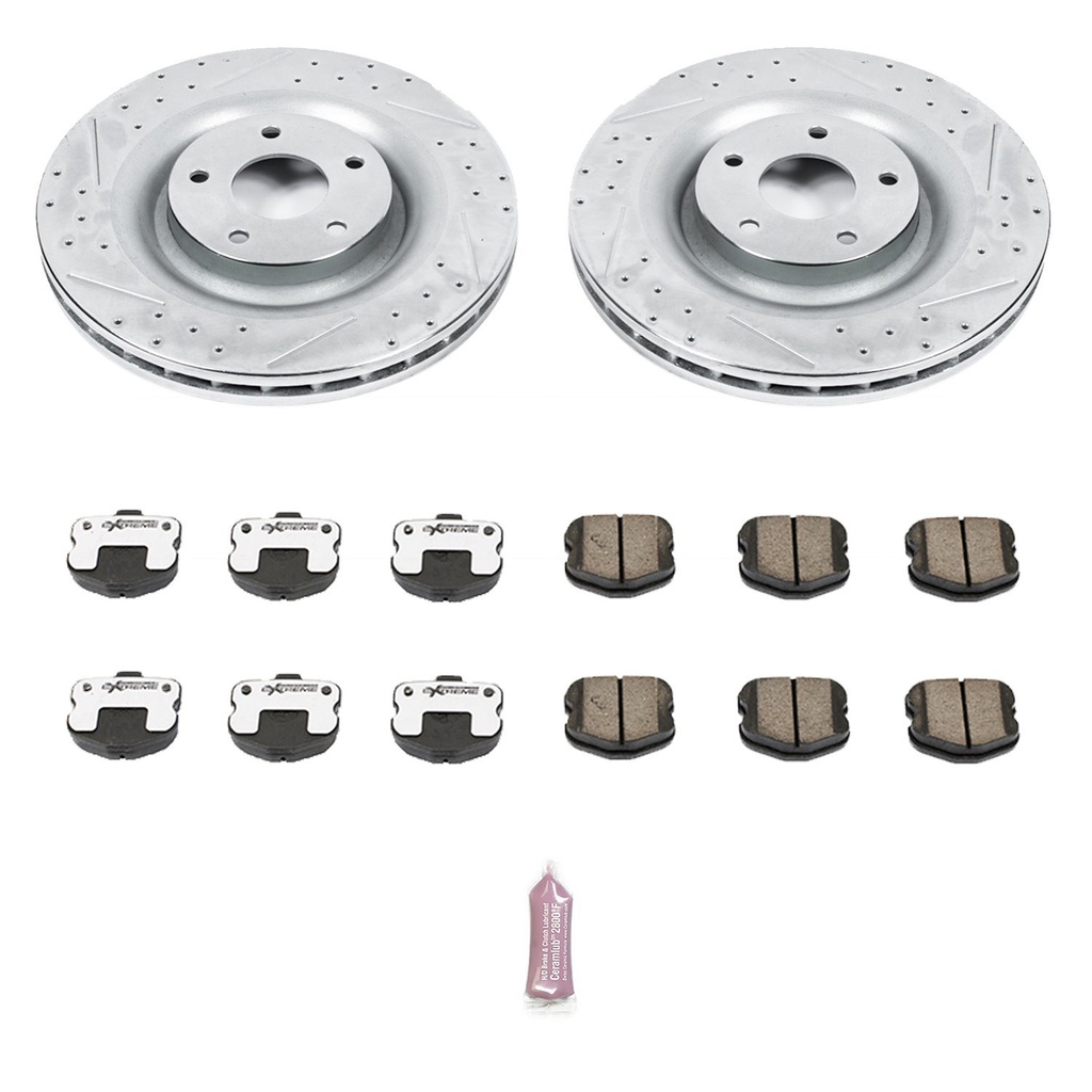 Power Stop K1444-26: Z26 Brake Pads & Rotor Kit for Street