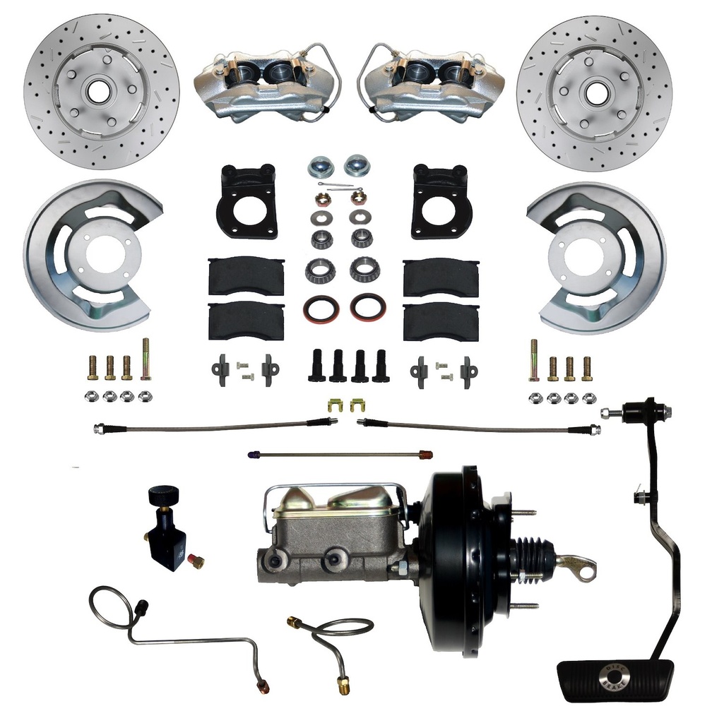 Leed Brakes FC00023405AX: 1967-1969 Ford/Mercury Front Disc Brake Conversion Kit