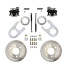 Leed Brakes RC6006: RC6006 Brake Conversion Kit, Rear Disc Brake Kit w/Plain Rotors & Zinc Plated Calipers