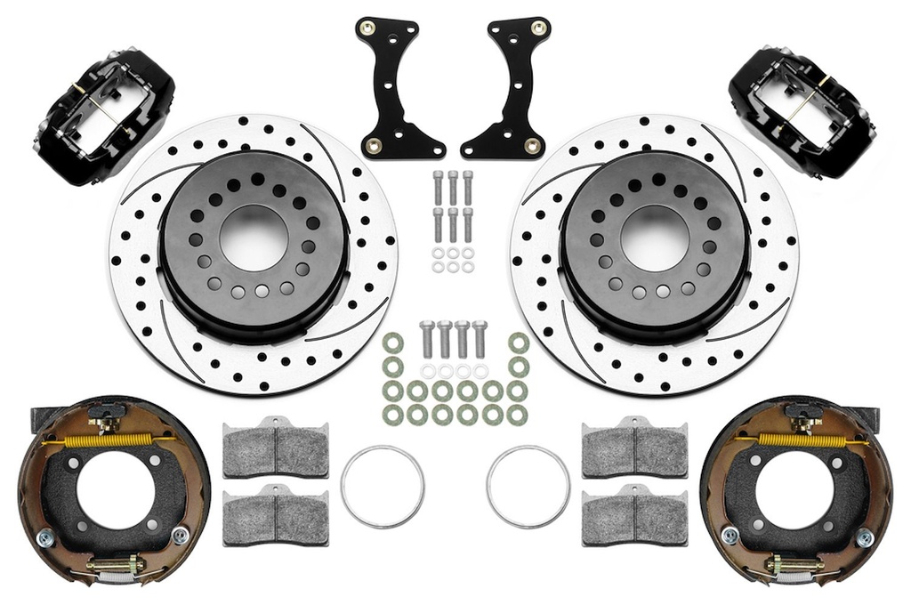 Wilwood 140-16989-D: 140-16989-D Forged Dynalite Rear Parking Brake Kit for 1964-1970 Buick/Oldsmobile/Pontiac Rear End