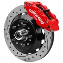 Wilwood 140-15982-DR: 140-15982-DR Forged Narrow Superlite 6R Big Brake Front Brake Kits