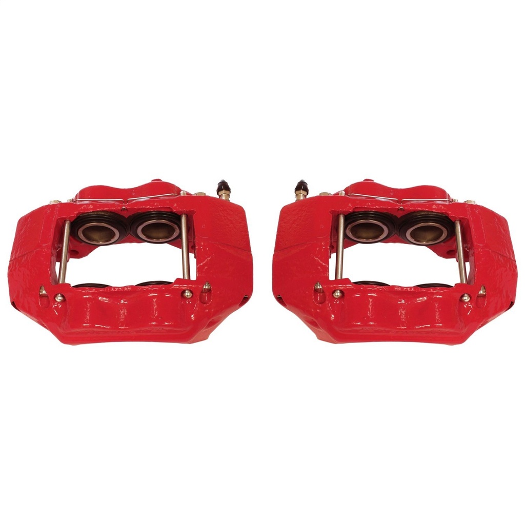 Power Stop S1784: Performance Front Brake Calipers Powder Coated Red Pair
